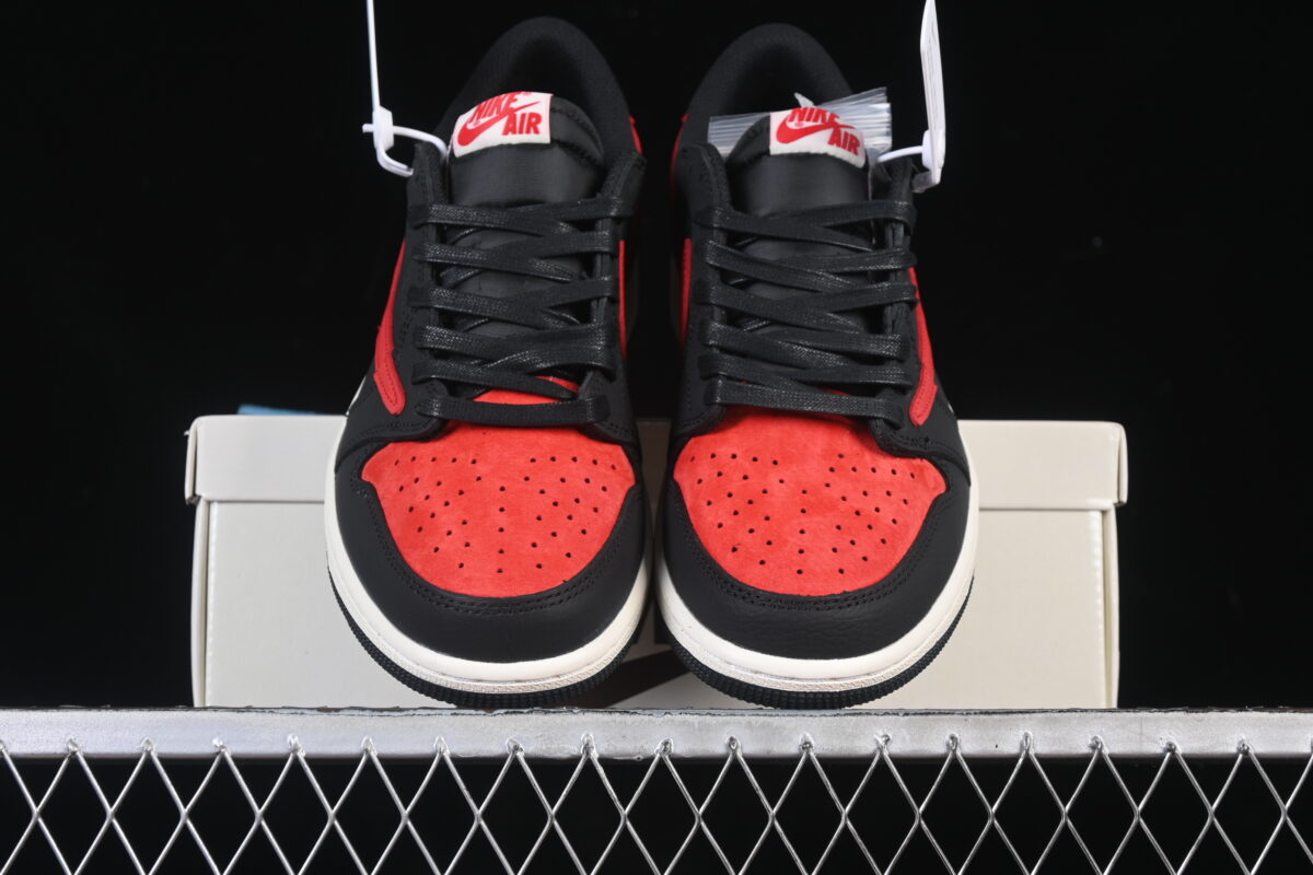 Travis Scott x Air Jordan 1 Low OG front view