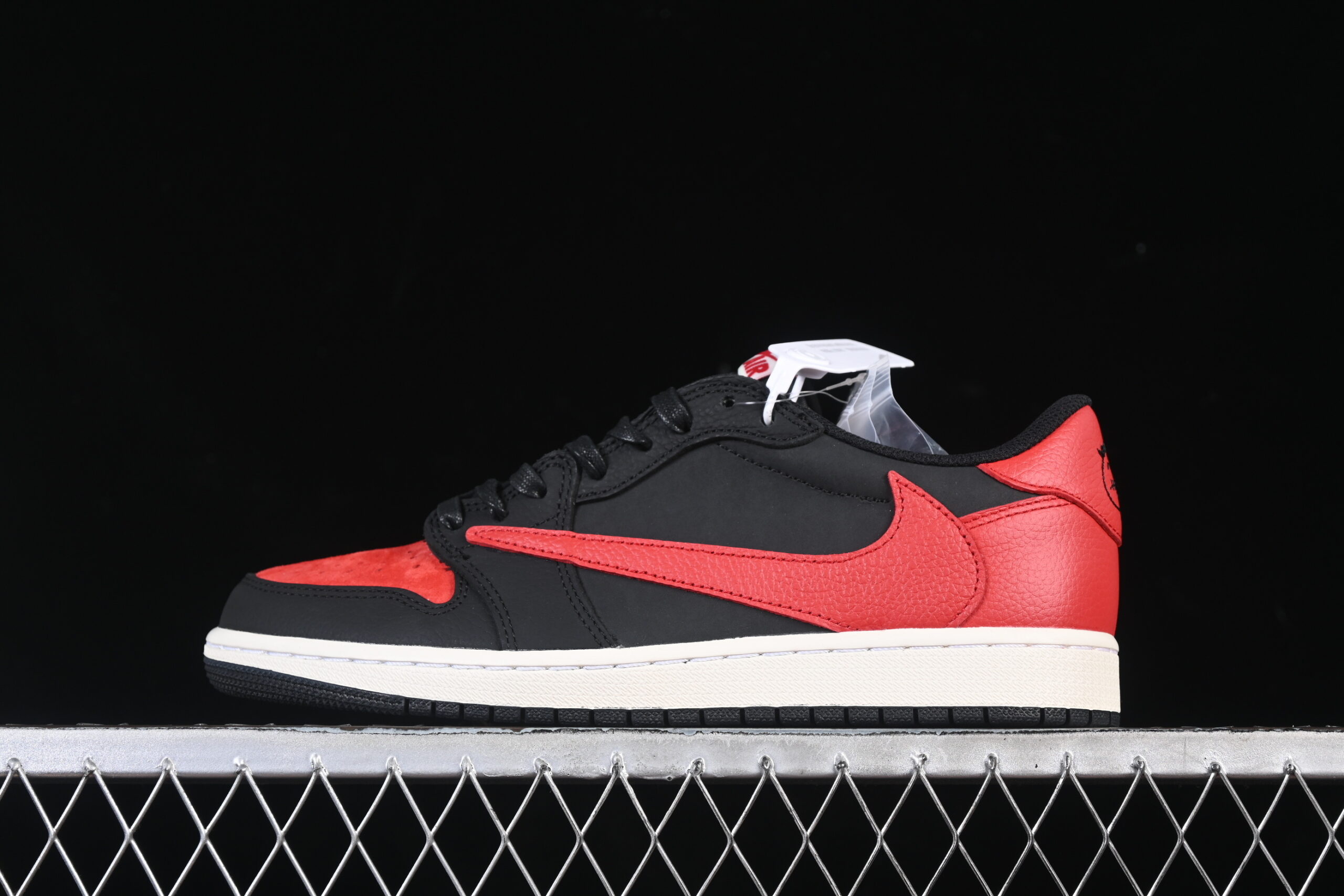 a2fed885 Travis Scott x Air Jordan 1 Low OG front view